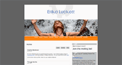 Desktop Screenshot of erikaluckett.com